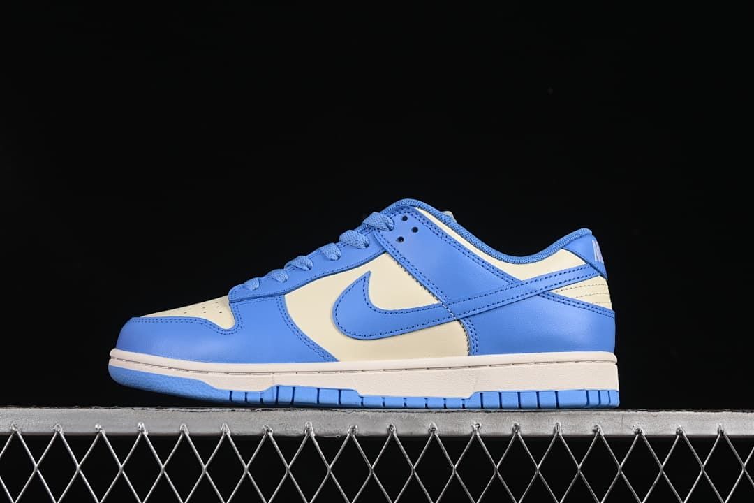 Nike Dunk Low Retro Blue and Cream Sneakers DV0833-113