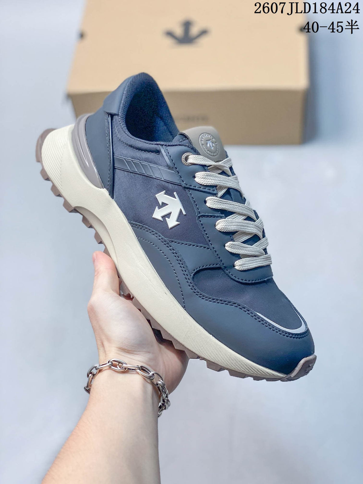 DESCENTE Chron Retro Casual Sneakers Navy Cream 712840YWT