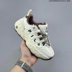 FILA Chunky Sneakers in Cream and Brown