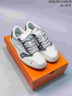Air Jordan 1 Low OG SP Monogram Print Sneakers