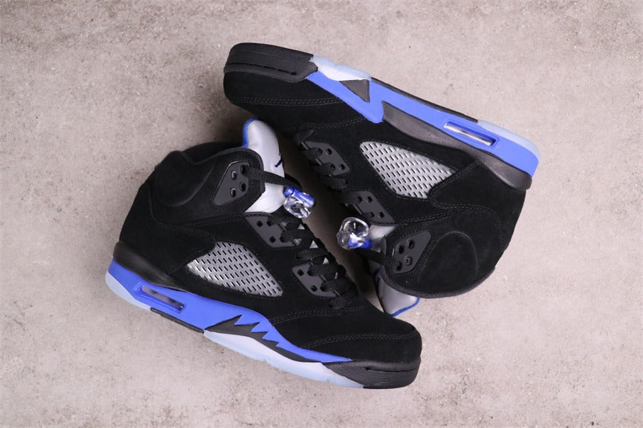 Air Jordan 5 Stealth 2.0 Black Blue Sneakers CT4838-004