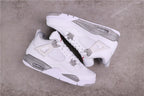 Jordan Air Jordan 4 CT8527-100 White Gray Speckled Sneakers