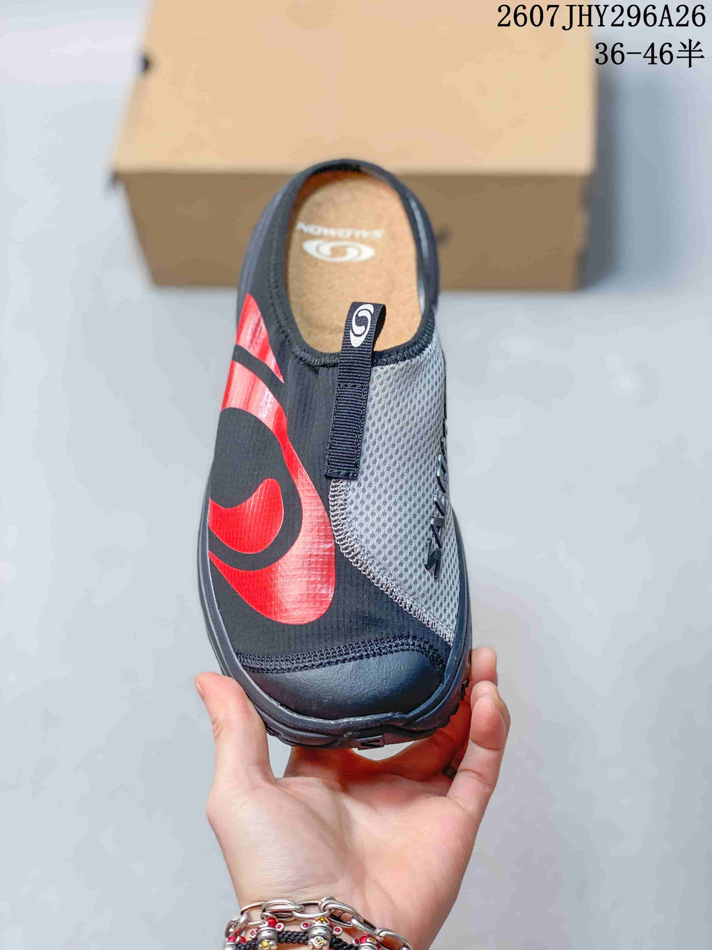 Salomon RX Slide 3.0 Black Closed-Toe Mule 2607JHY296A26