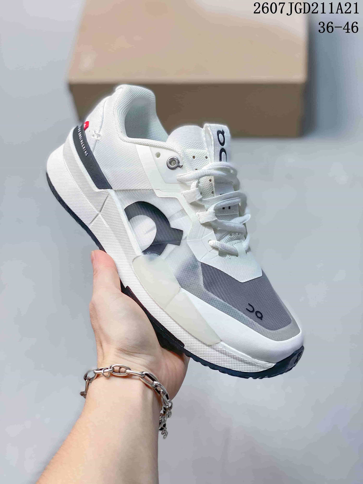 On THE ROGER Pro 2 Tennis Sneakers White Gray 2607TGD211A21