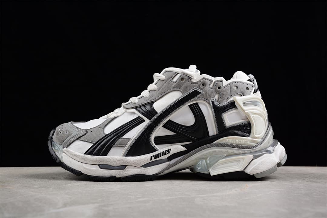 Balenciaga Runner Sneakers Grey White Black 772774