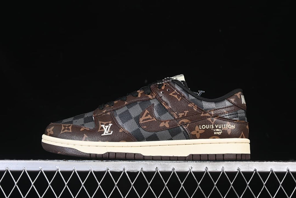 Nike SB Dunk Low Brown and Grey Patterned Sneakers SC0601-453