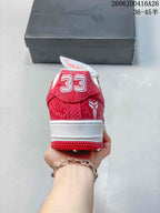 Nike Air Force 1 '07 Low Red Patterned Sneakers