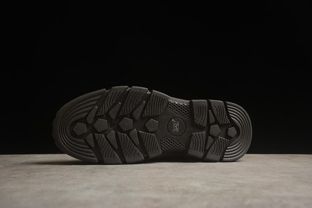 CAT Tramp Hike Low Gray Suede Sneakers