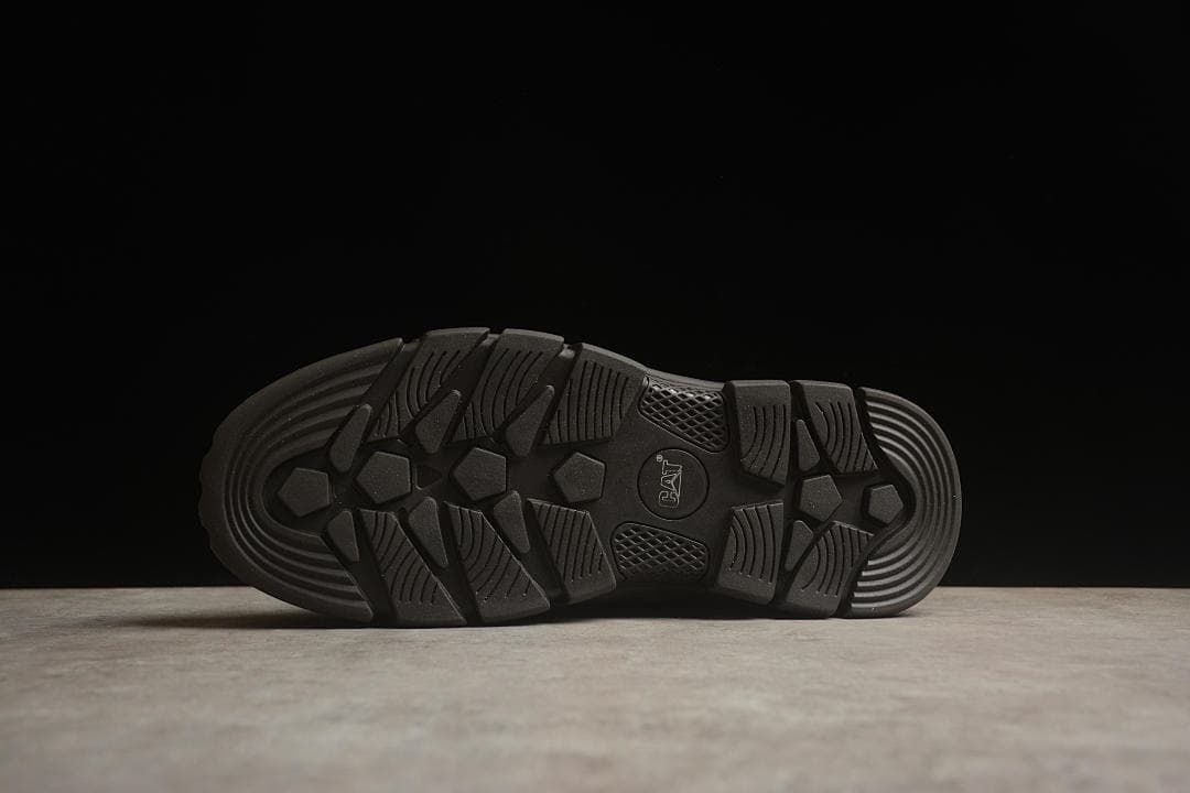 CAT Tramp Hike Low Gray Suede Sneakers