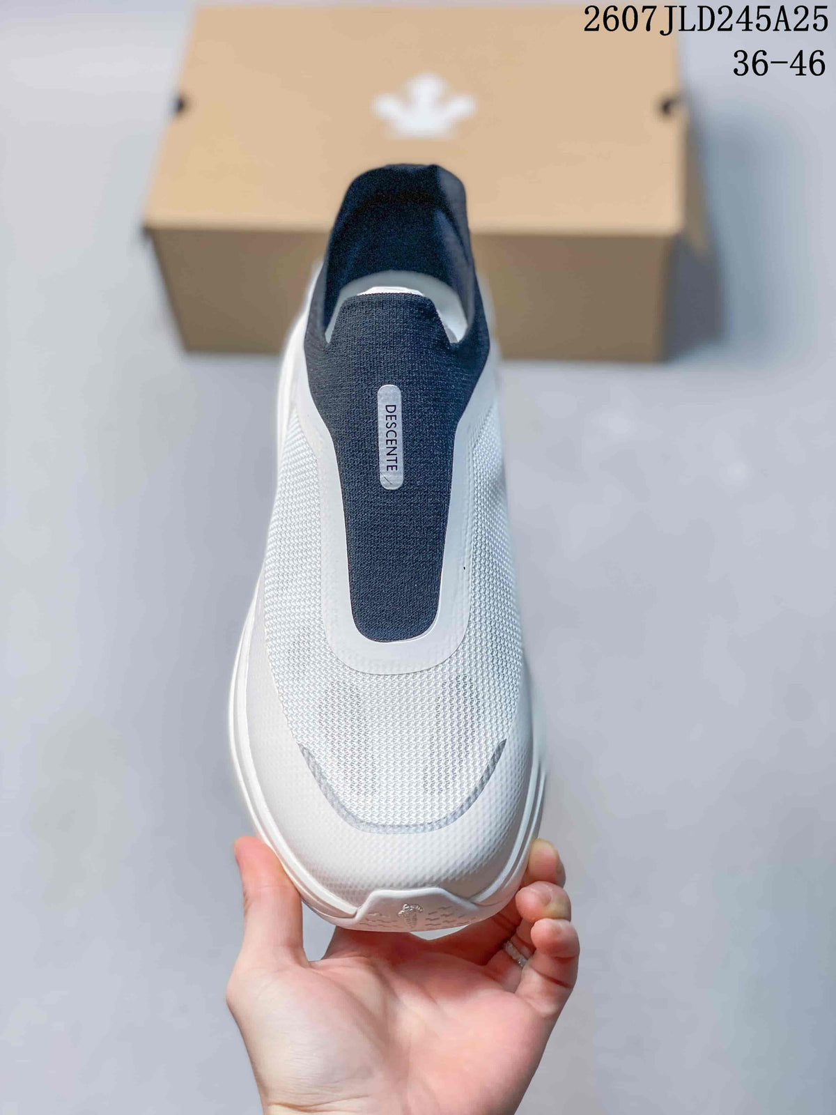 DESCENTE DUALIS PRIMER Slip-On Sneakers White Navy