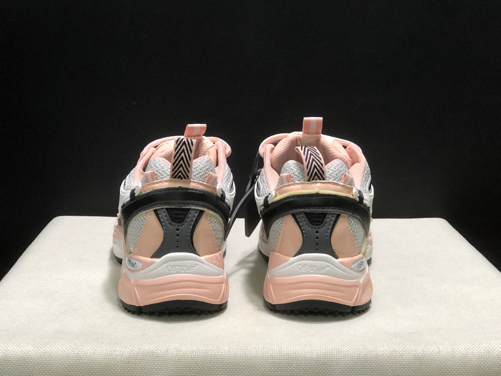 Off-White Be Right Back Sneakers Pink Gray Black