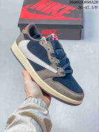 Nike Air Jordan 1 Low Travis Scott Style Sneakers
