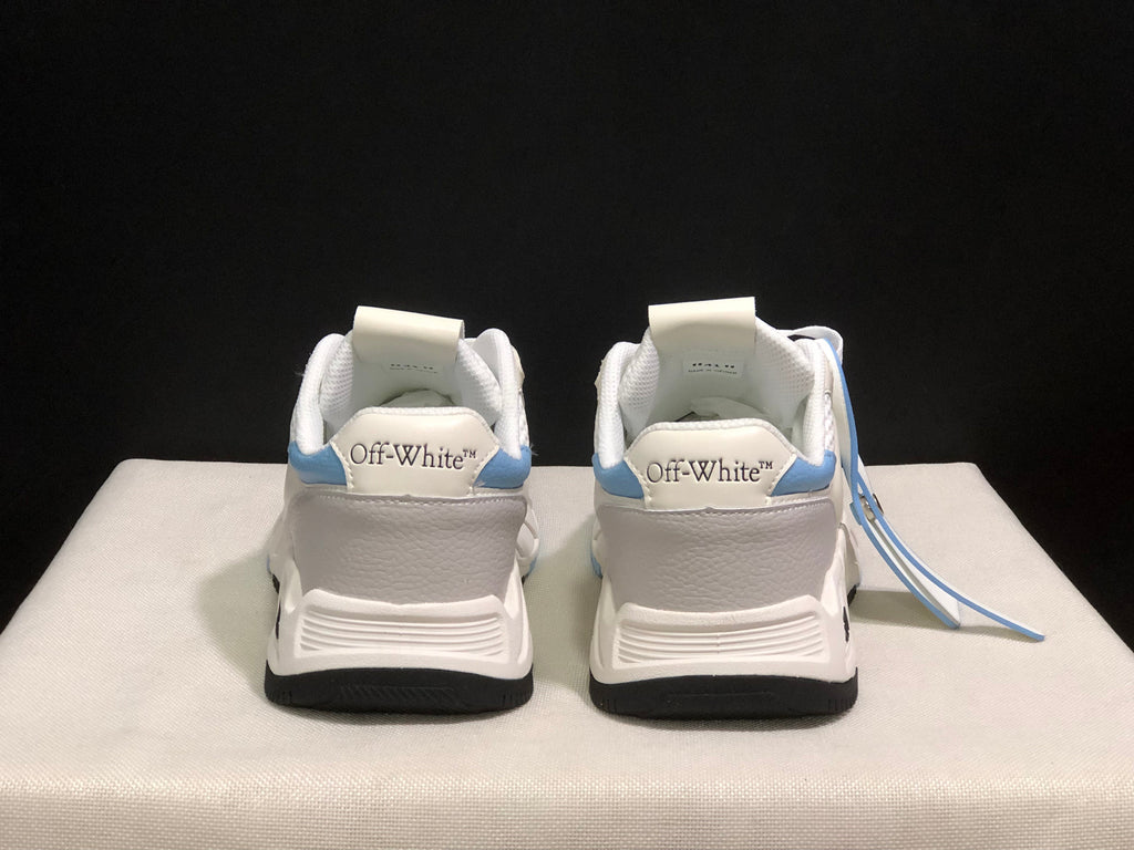 Off-White Low-Top Sneakers White and Sky Blue OWIA285F23LEA001