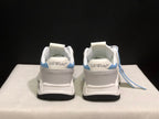 Off-White Low-Top Sneakers White and Sky Blue OWIA285F23LEA001