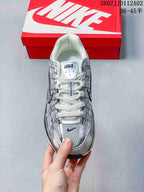 Nike P-6000 Silver Running-Style Sneakers