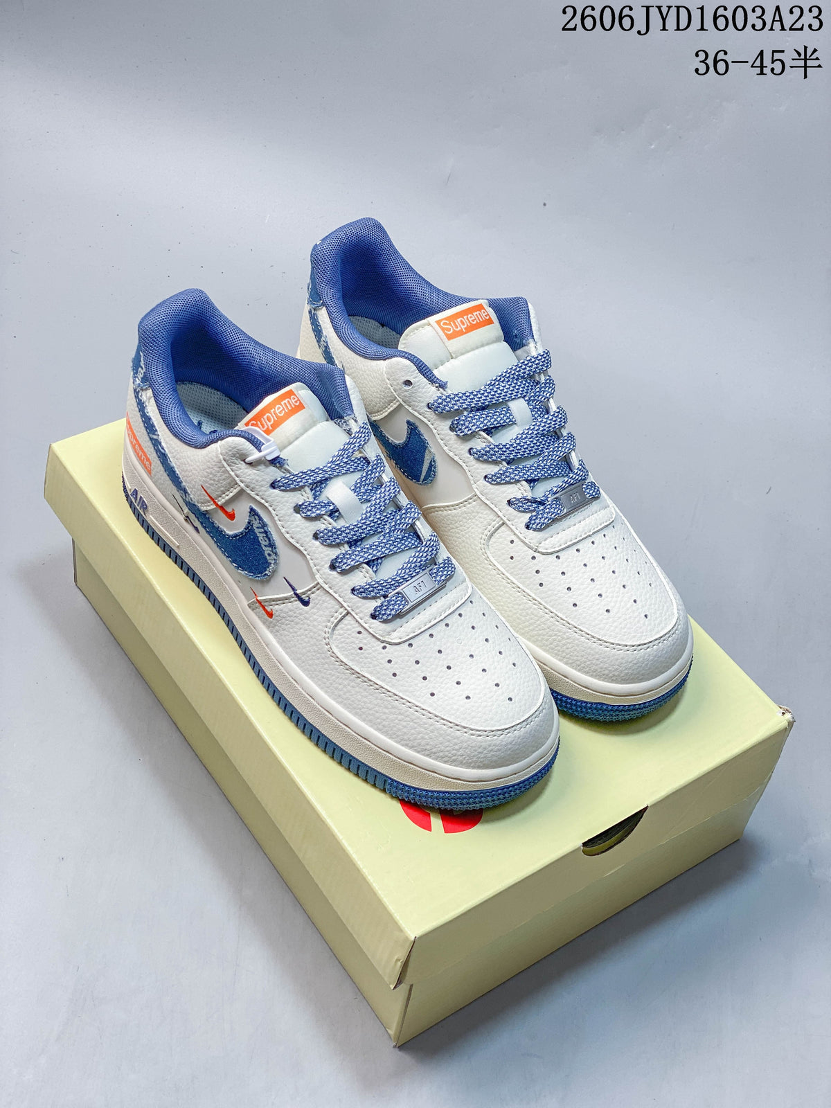 Nike Air Force 1 '07 Low White Blue Sneakers