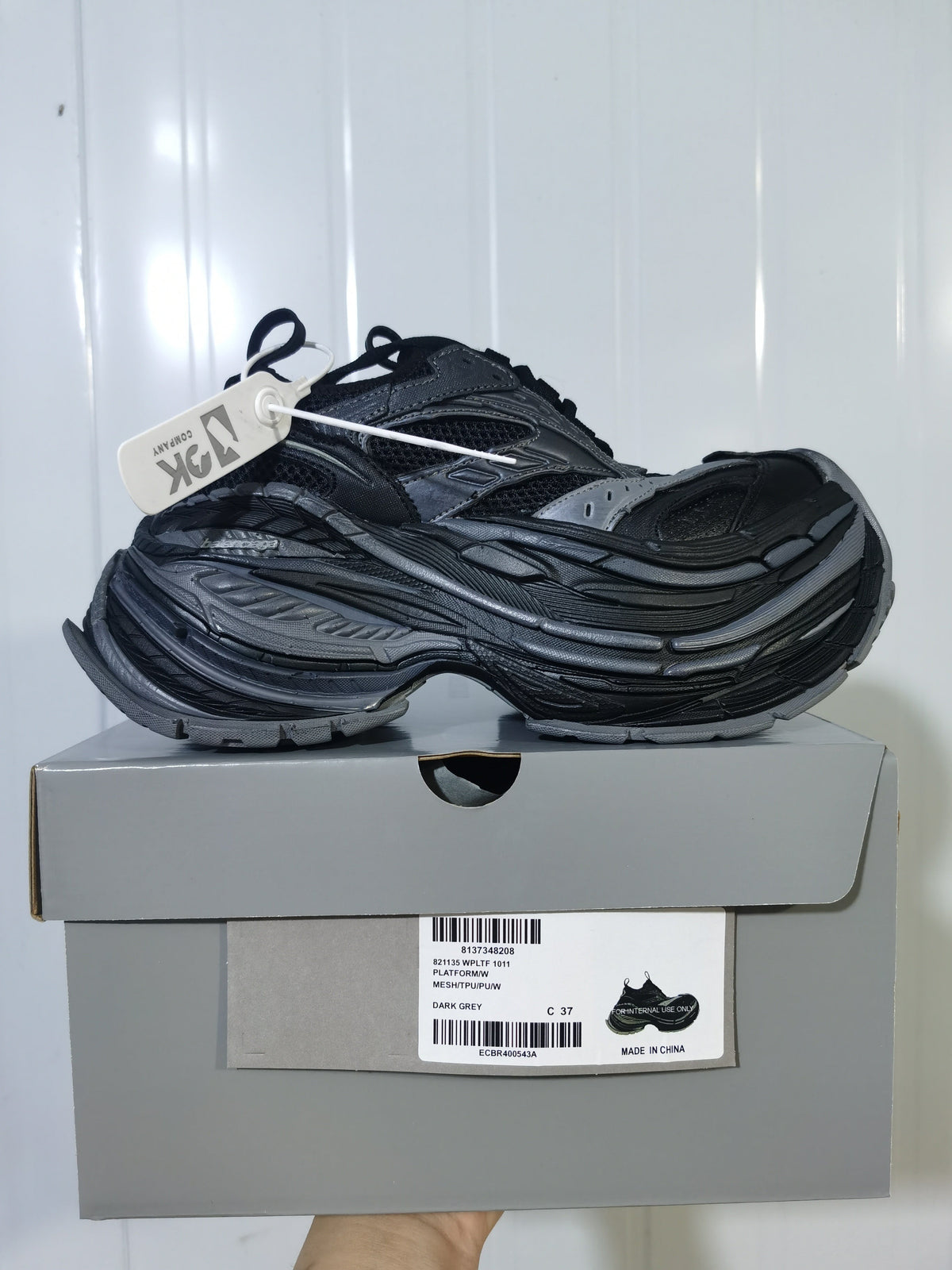 1011 Mesh Sneakers Dark Grey
