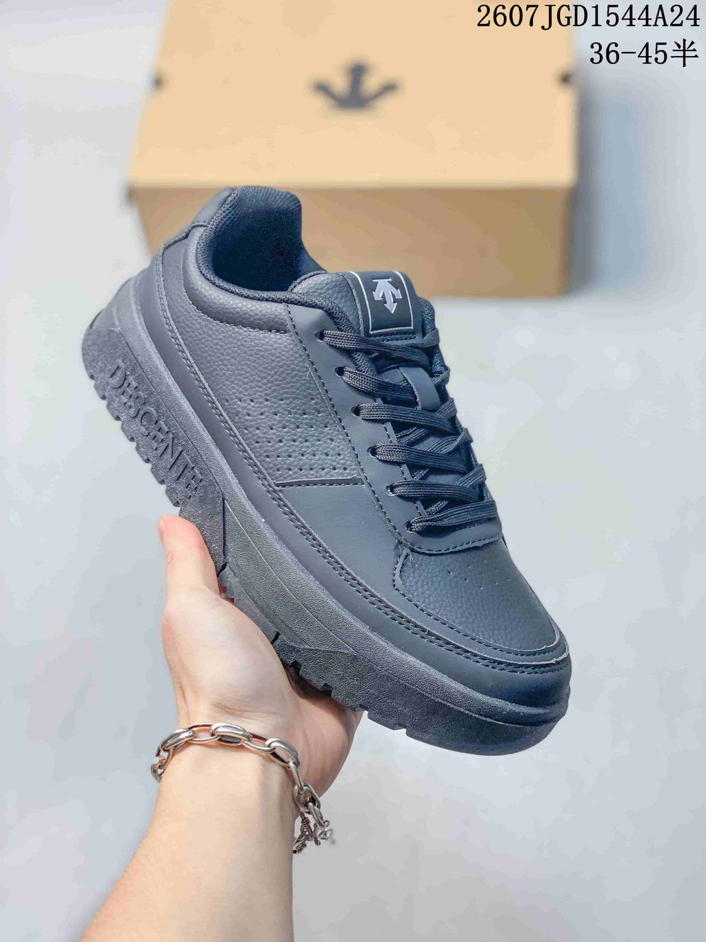 DESCENTE Dualis DE Board Low-Top Sneakers Black 712240OWE