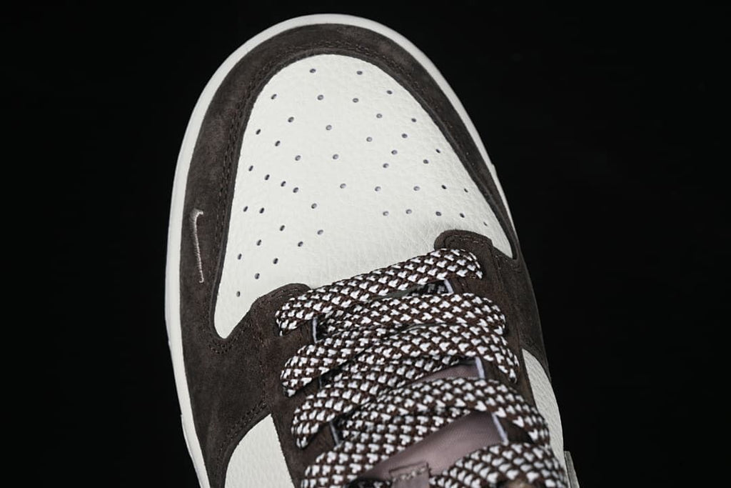 Nike Dunk Low Brown and White Sneakers