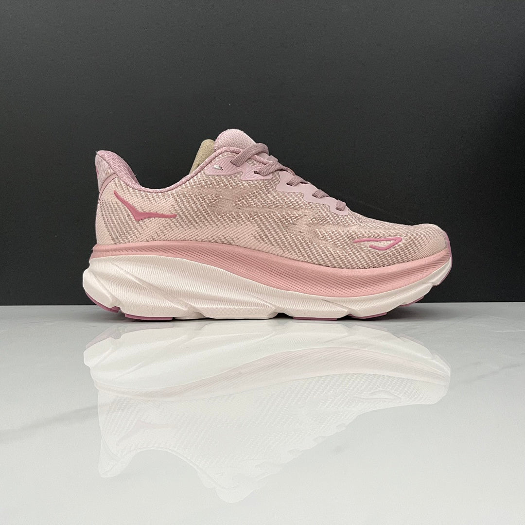 HOKA Clifton 9 Pink Running Shoes