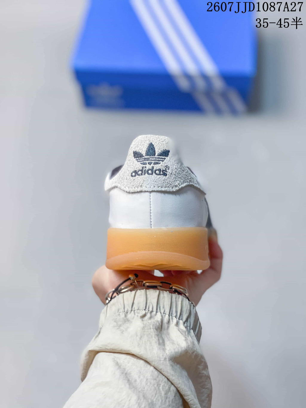 adidas Originals Gazelle Low-Top Sneakers White Navy Gum