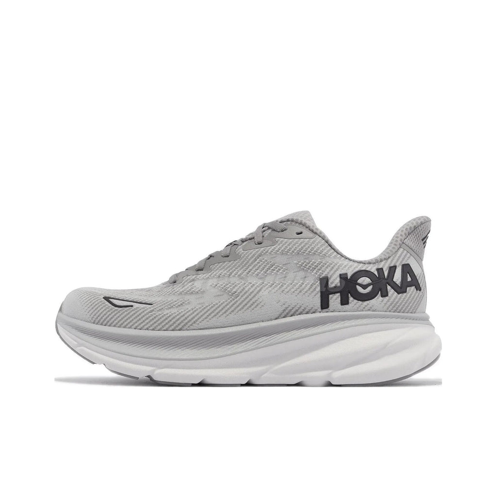 HOKA Clifton 9 Gray Running Shoes