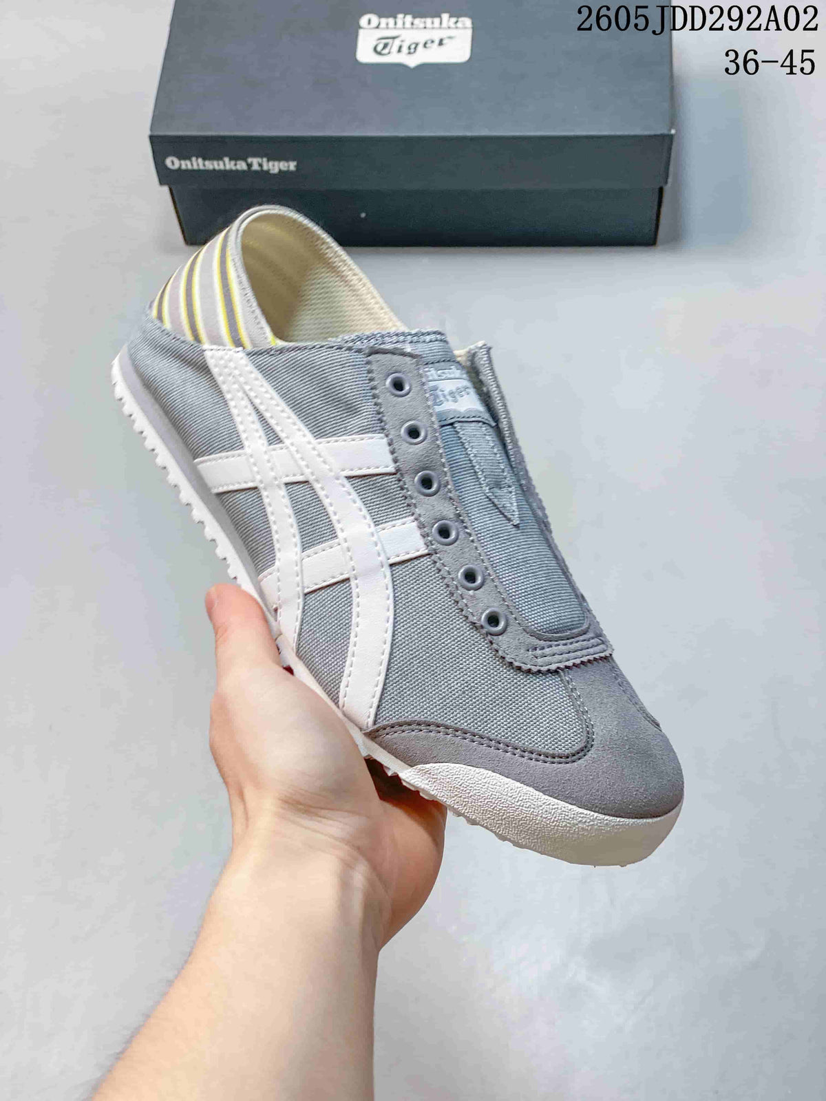 Onitsuka Tiger Mexico 66 Slip-On Sneakers Gray White