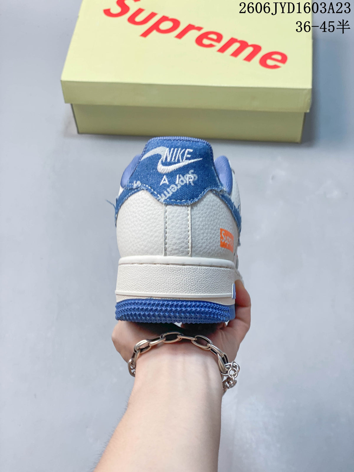 Nike Air Force 1 '07 Low White Blue Sneakers