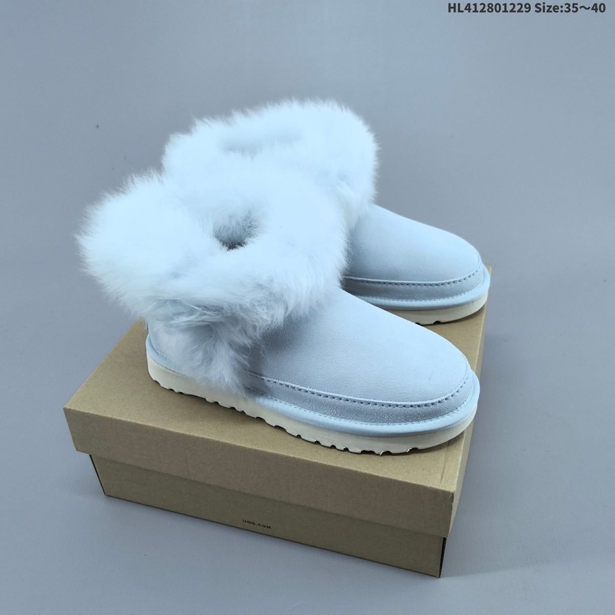 UGG Tazzelle Women's Fur-Trimmed Platform Slippers