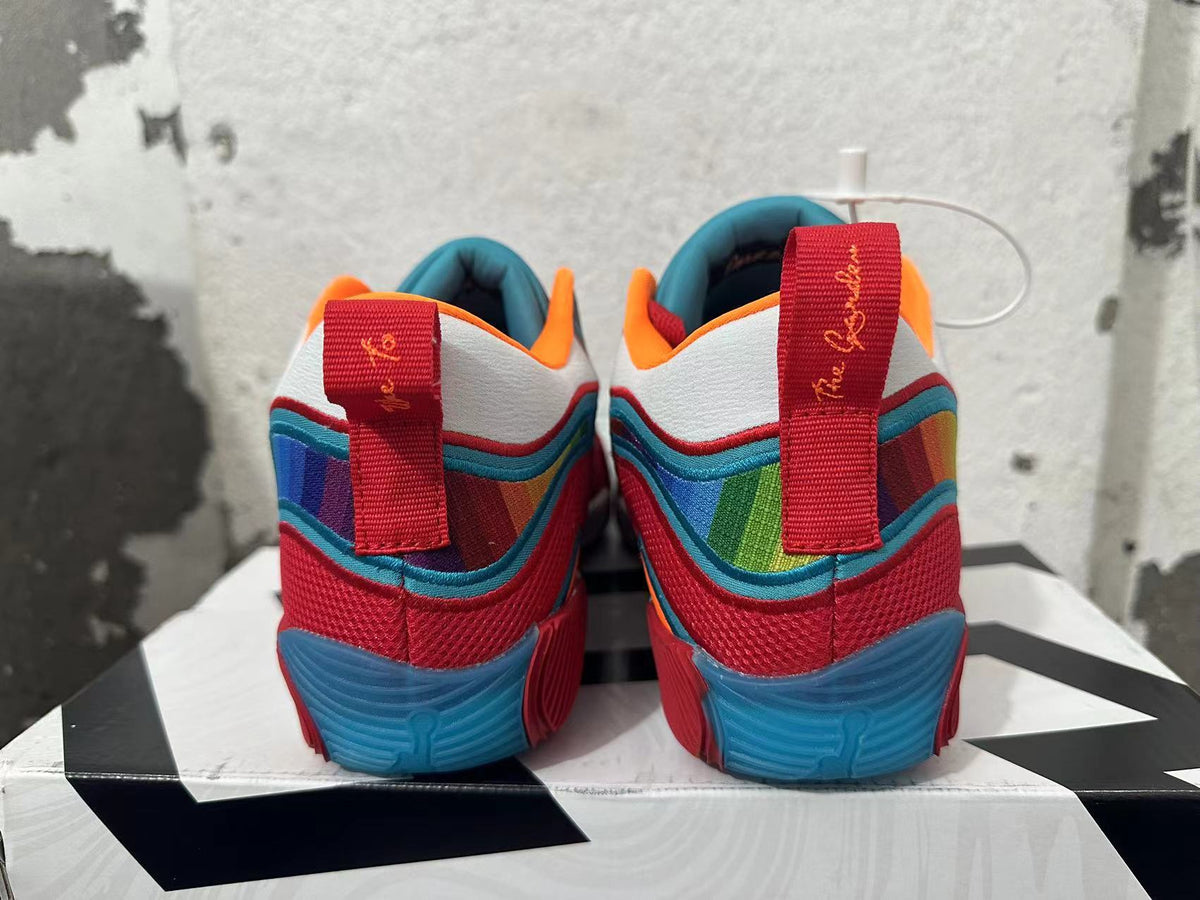 Jordan Basketball Shoes in Red, Blue and Multicolor