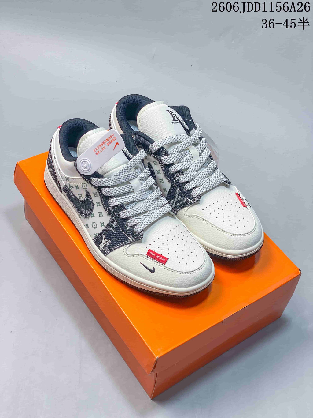 Jordan Air Jordan 1 Low Fragment Travis Scott Dior White Sneakers