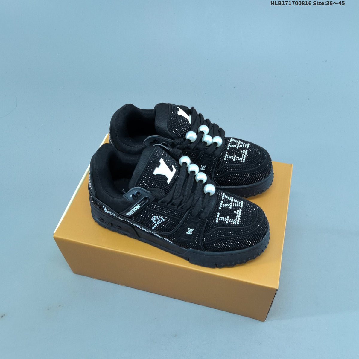 Louis Vuitton Archlight Crystal-Embellished Sneakers