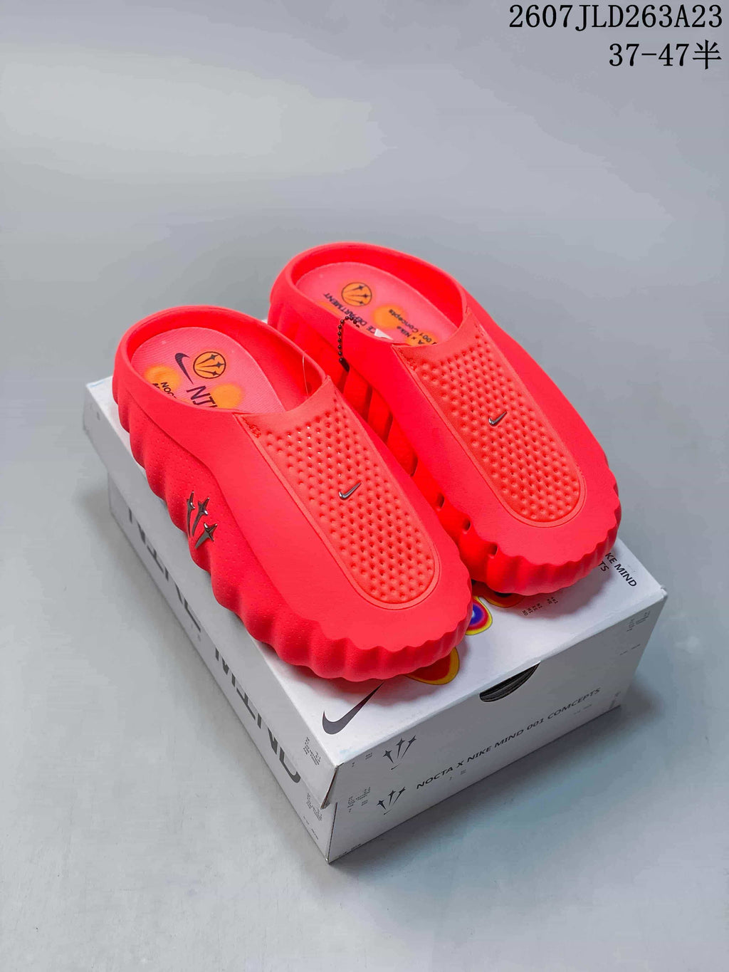 Nike Mind 001 Slides in Red or Black
