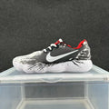 Nike White, Black and Red Low-Top Sneakers
