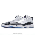 Jordan 6 High-Top Sneakers White Black Purple