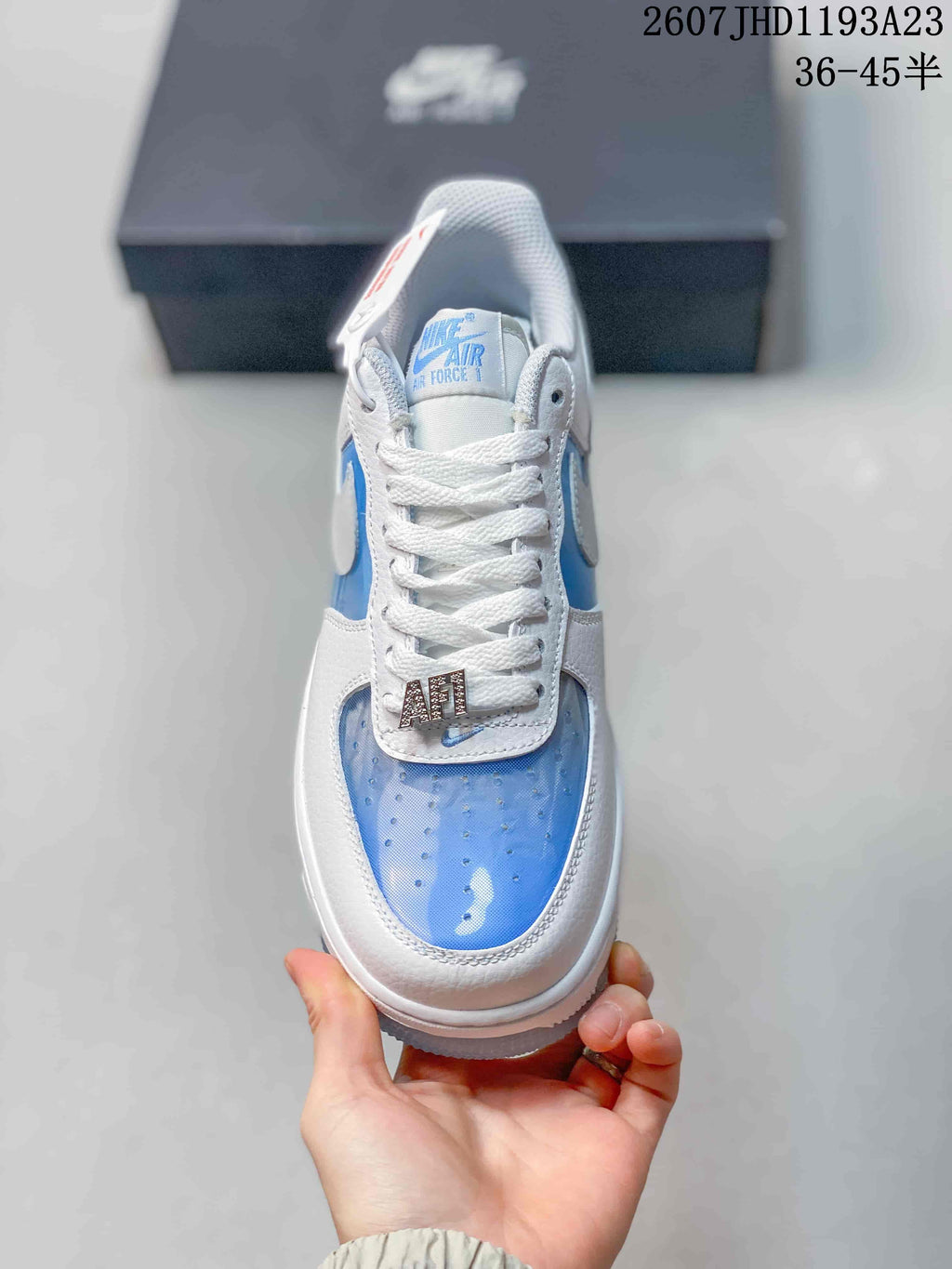 Nike Air Force 1 ’07 Low White Blue Sneakers