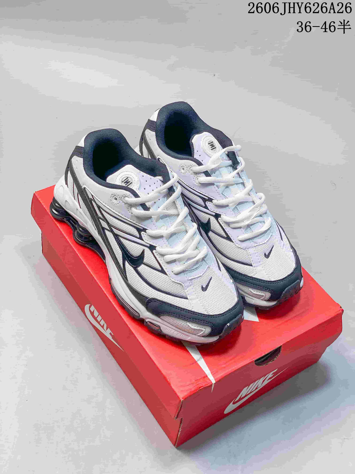 Nike Shox Ride 2 Low-Top Sneakers White and Dark Gray IO4296-100