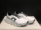 On Cloudmonster 2 White Silver Running Shoes