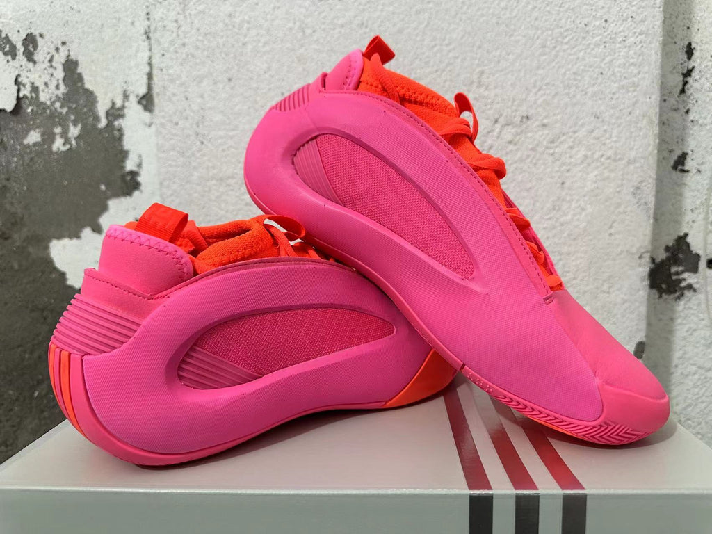 Adidas Basketball Shoes in Pink and Orange