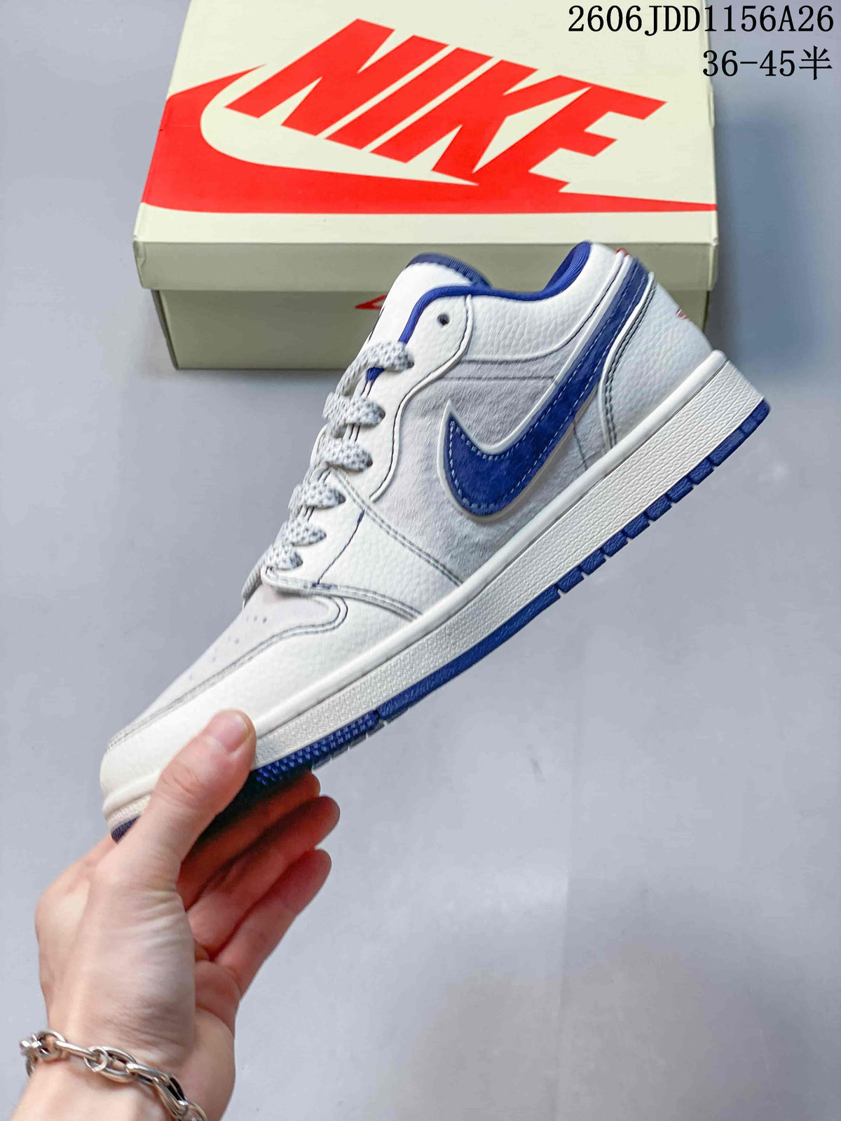 Jordan Air Jordan 1 Low Fragment Travis Scott Dior White Blue