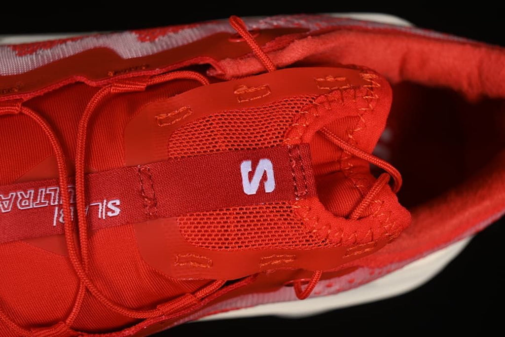 Salomon S/LAB Ultra Glide Trail Running Shoes, Red/White
