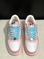 BAPE Bape Sta Low Sneakers Pink Blue