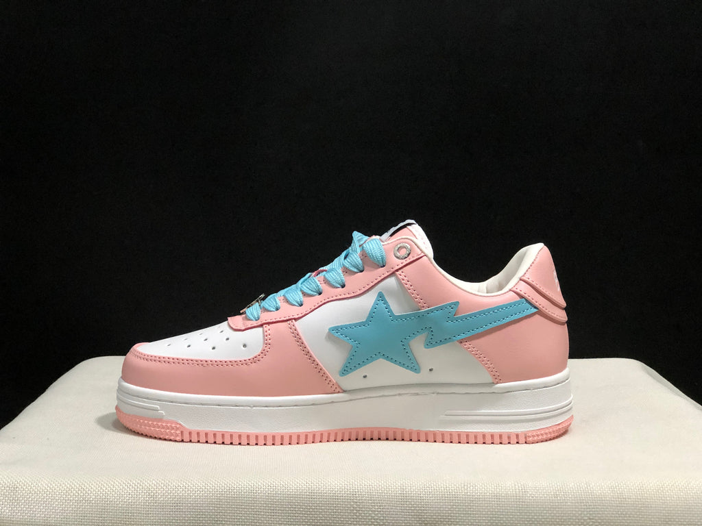 BAPE Bape Sta Low Sneakers Pink Blue
