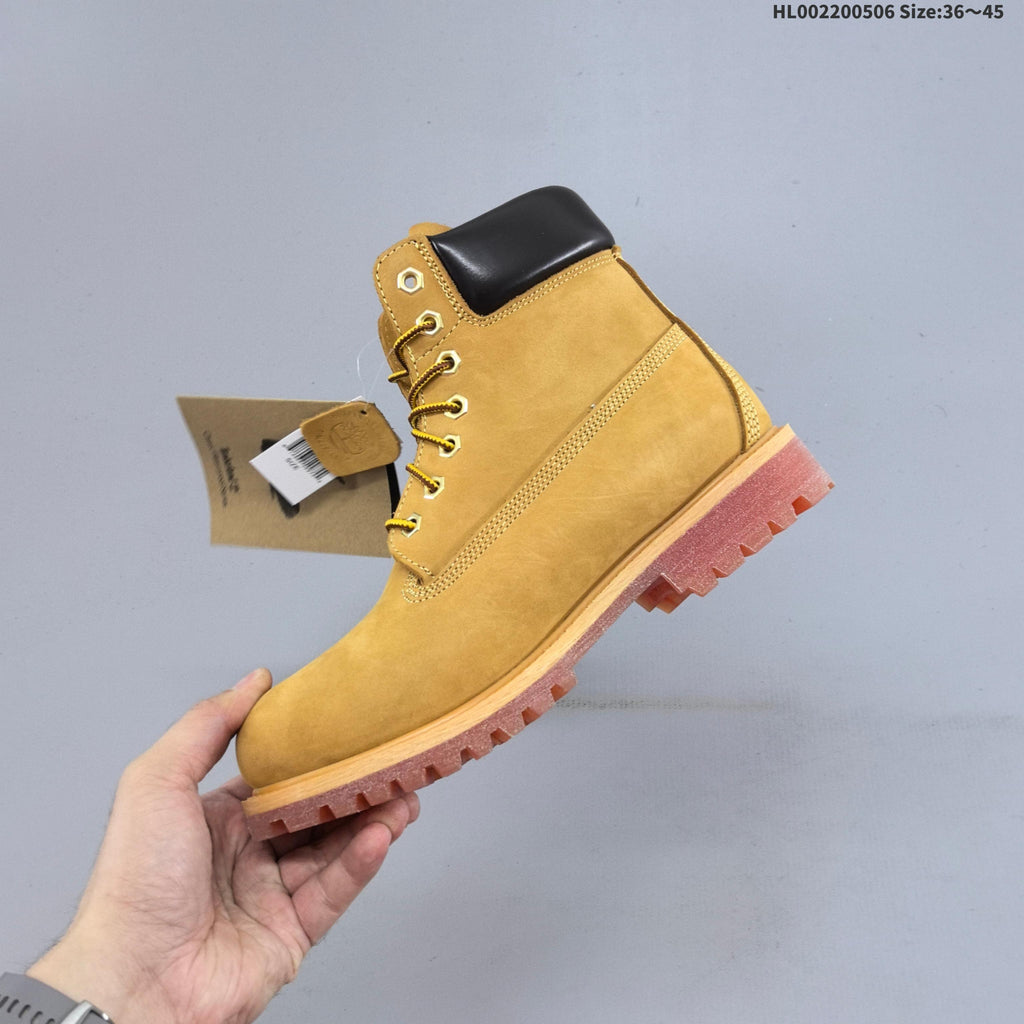 Timberland 6-Inch Leather Boots in Wheat