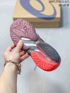 ASICS Court FF 3 Novak Low-Top Tennis Shoes Burgundy