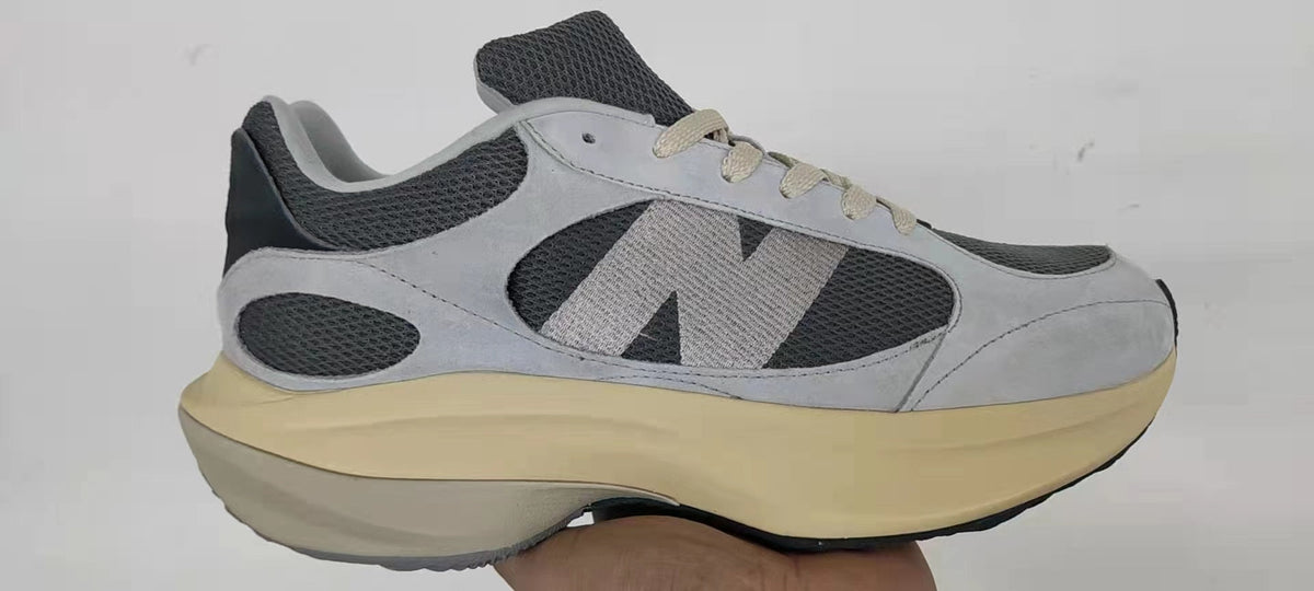 New Balance 9060 Grey Mesh Sneakers