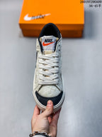 Nike Blazer Low '77 Jumbo White Black Sneakers