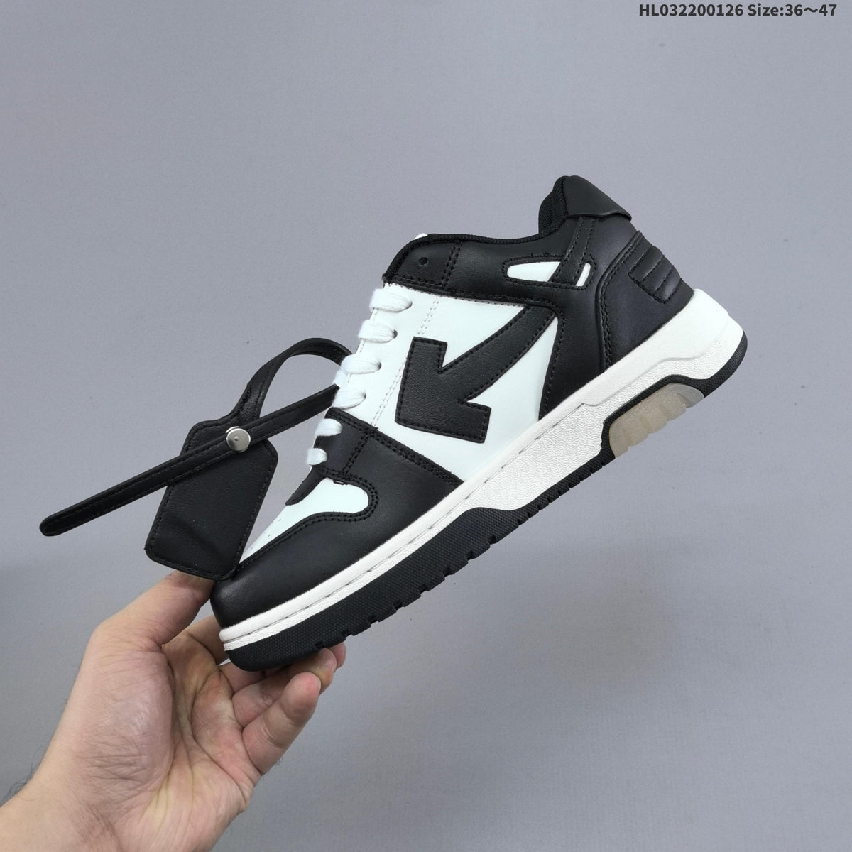Off-White Out Of Office Low-Top Sneakers Black White