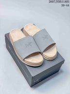 Arc'teryx Konseal Slide Sandals, Gray and Tan