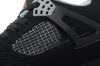 Jordan 4 Retro Black/Red Basketball Shoes